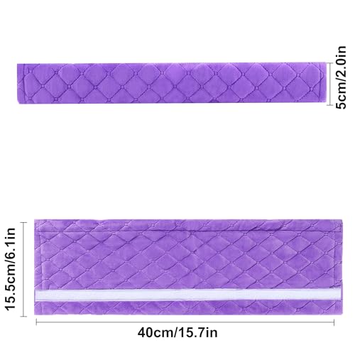 Soft Automotive Seat Belt Cover Seatbelt Shoulder Pad Neck Protector Cushions Universal Fit SUV Trucks Backpack Violet Extra Long 15.7in - color: Purple, size: 15.7in-1pc