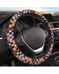 Steering Wheel Cover Accessories Neoprene Cover Non-Slip Breathable Easy to Install Suitable for Women Men Girls for Car SUV Van Truck Universal 14.5-15.5 Inch Checkerboard - color: Checkerboard