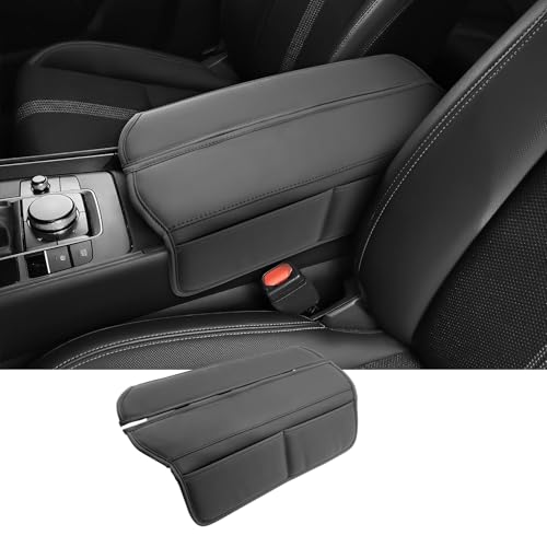 for 2023 2024 2025 2026 Mazda CX-50 Center Console Cover, (S/Turbo/Preferred/Premium) Cushion&Comfy Leather 2025 CX-50 Hybrid Armrest Cover 2026 CX-50 Interior Accessories (Padded) - color: for CX50