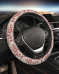 Steering Wheel Cover Accessories Neoprene Cover, Breathable Non-Slip Easy to Install Suitable for Women Men, 14.5-15.5 Inch for Car SUV Van Truck Universal - Rose - color: Rose