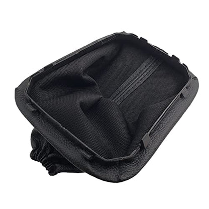Car Shift Gear Stick Handbrake Cover Manual Shift Boot Black Leather Boot Cover Case for to-yo-ta Co-Rolla 2007 2008 2009 2010 2012 2013 (Gear Dust Cover) - size: Gear Dust Cover
