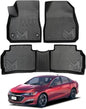 Floor Mats Custom for Chevy Malibu 2016-2025 (Not for Malibu Limited), TPE Automotive All Weather Cover Protection Waterproof Black Floor Liner Front & Rear Row Full Set Car Mats, 3PCS - size: 3PCS (2Row), style: For 2016-2025 | Chevy Malibu (Not for Mali
