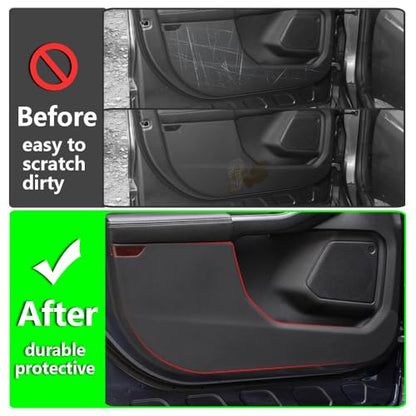 Car Door Anti Kick Pad for Ford Escape Accessories 2020 2021 2022 2023 2024 2025 2026 Protector Collision Stickers Inner Decorative