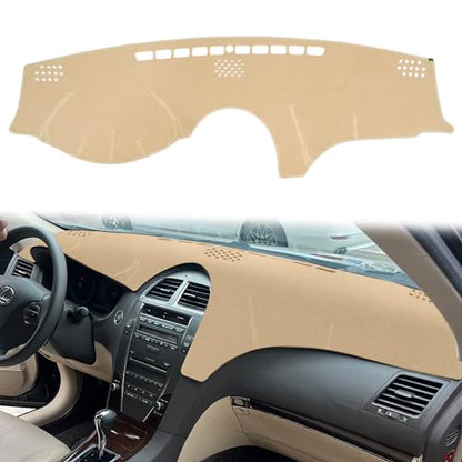 Dashboard Cover Dash Cover Mat Pad Custom Fit for Lexus ES350 2007 2008 2009 2010 2011 2012(Beige) - color: 2007-2012 ES350 Beige