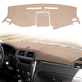 Dashboard Cover Dash Cover Mat Pad Carpet Custom Fit for Ford Fusion 2010 2011 2012 (Beige) - color: 2010-2012 Beige