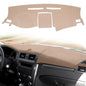 Dashboard Cover Dash Cover Mat Pad Carpet Custom Fit for Ford Fusion 2010 2011 2012 (Beige) - color: 2010-2012 Beige