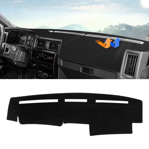 Autorder Dashboard Cover Mat for 1986-1993 Nissan Pathfinder D21 Accessories Dash Cover Upgrade Velvet Dash Mat Sunshade Glare UV Rays Protector - size: 1986-1993 Nissan Pathfinder