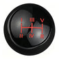 Abfer 5 Speed Shift Knob Upper Left Gear Shift Knobs Ball Manual Stick Shifting Handle Fit for Vehicles (Black) - color: Black-10