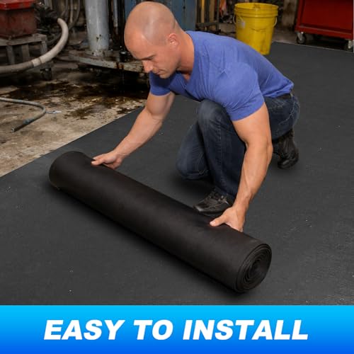 AAIN Oil Spill Mat (17' x 7'4"), Garage Floor Mat, Absorbent Oil Pad, Premium Maintenance Mat, Waterproof, Protect Garage Surface from Spill & Stain, Reusable, Washable, Durable, Black - style: 17' x 7'4"