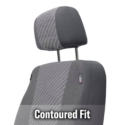 Dickies 3003418LD, Morrisey Gray 2-Piece Seat Cover Set, Grey