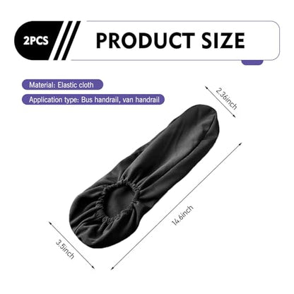 2PCS Car Front Seat Armrest Cover, Elastic Cloth Fabric Scratch-Resistant Protector, Comfortable Center Console Lid Armrest Cover, Universal for Most Cars Trucks SUVs