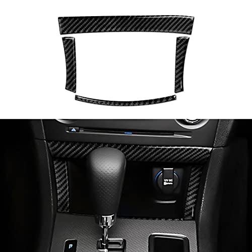 Car Storage Box Cover Decals for 2011-2023 Dodge Charger Accessories Carbon Fiber Interior Stickers - color: Storage Box Trim