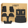 LASFIT Floor Mats for Jeep Grand Cherokee L 2021-2025 2026 (ONLY for 6 Seaters Without Center Console) All Weather Custom Fit Car Floor Liners Seatback Cargo Trunk Mat Black - style: Grand Cherokee L 6 Seats 2021-2026 Floor Mats