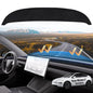 Dashboard Cover for 2025 2026 New Tesla Model Y Juniper Accessories, Anti Glare Suede Dash Mat for Sun Protection & Heat Reduction, No Glare Dashboard Pad Fit for Model Y Juniper Accessories (Black)