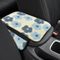 Car Center Console Cover, Soft Fluffy Car Armrest Seat Box Cushion Pad with 2 Storage Bags, Universal Vehicle Interior Protector Accessories for Most Sedans, SUVs, Trucks (Blue)