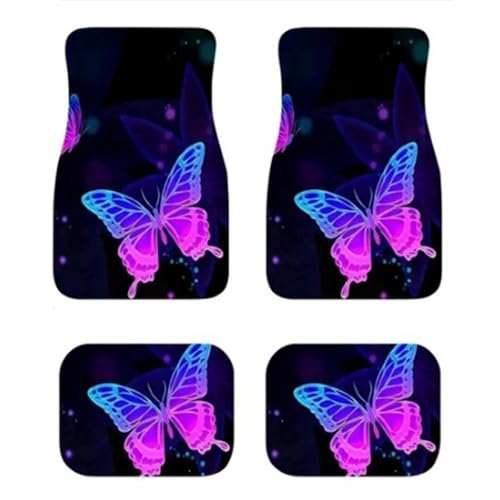 Car Floor Mats Non-Slip Automotive Floor Mats All-Weather Front Rear Car Floor Foot Mat Sets of 4 Pieces Foot Mats Rugs Carpet for Car Trucks SUV Sedans (NO.50) - color: NO.50