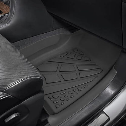 KARPAL Floor Mats for 2001-2007 Chevy Silverado/GMC Sierra 1500/2500/3500 (Only Fit Extended Cab Classic Body Style), All-Weather TPE Custom Fit Floor Liners Car Accessories - style: 2001-2007 | For Chevy Silverado Extended Cab| 1st & 2nd Row