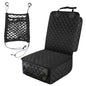 Dog Car Seat Cover, Waterproof & Scratch Proof Car Seat Protector with Side Flaps, Nonslip Front Car Seat Covers with Elastic Net Barrier, Universal Dog Mat for Cars, SUVs, Trucks (Black) - color: Black