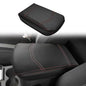 Center Console Armrest Cover Fit for Ford Maverick 2022-2025 2026 Accessories, Comfort Armrest Pad Console Lid Cushion Vegan Leather Regular Thick (Black) - size: 6) 22+ |Maverick| Black, Regular