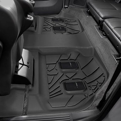 KARPAL Floor Mats for 2015-2020 Chevy Suburban & GMC Yukon XL (Not for Yukon) with 2nd Row Bucket Seats (7seats), All-Weather TPE Custom Fit Floor Liners Car Accessories - style: 2015-2020 | For Chevy Suburban | Combo Set