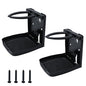 304 Stainless Steel Adjustable Folding Cup Holders,Matte Black Boat Drink Cup Holder,Folding Wall Car Desk Cup Holder for Trucks,RVs,Vans,Boats,Campers,Caravans(2 Pack) - style: Matte Black 2Pack