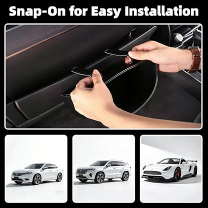 Small Car Trash Can,Cute Leakproof Car Trash Bin,Car Garbage Can Garbage Container Bin Hanging on the Door,Automotive Garbage Cans Organizer for Vehicle Back/Front Seat/Console (Black)