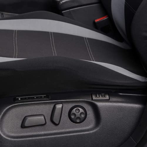 AUTOYOUTH Car Seat Covers - Achieve The Perfect Combination of Style and Protection with Universal Fit for Sedan, Truck, SUV (Gray) - color: Gray