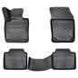 RizLiner Volvo S90 2017-2024 & V90 2018-2020 & V90 Cross Country 2017-2024 Floor Mats 3D Custom Fit Rubber Car Mats Floor Liners All Weather Heavy Duty Waterproof Odorless Non-Slip TPE (Front & Rear) - size: S90 2017-2024