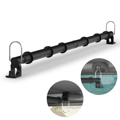 Heavy Duty Car Clothes Hanger Bar 30-64 Inches - Wrinkle Free Telescopic Clothes Rack for Vehicles, SUV, Truck