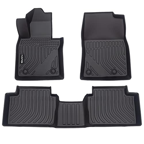 Floor Mats Custom for Mazda CX-30 2020-2026 All Weather Protection TPE Heavy Duty Non-Slip Automotive Floor Liners Fits Front& 2nd Row Full Set Accessories, Black - style: 2) For CX-30 2020-2026