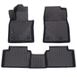 Floor Mats Custom for Mazda CX-30 2020-2026 All Weather Protection TPE Heavy Duty Non-Slip Automotive Floor Liners Fits Front& 2nd Row Full Set Accessories, Black - style: 2) For CX-30 2020-2026