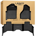 LASFIT Floor Mats for 2002-2008 Dodge Ram 1500 Quad Cab, 2003-2009 for 2500/3500 Bucket Seating, Not Fit Have 4X4 Shifter, All Weather TPE Custom Fit Car Mats Floor Liners 1st & 2nd Row, Black - style: 2) 1500 | 2002-2008 | Quad Cab Bucket Seat Floor Mats
