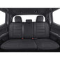 EKR Custom Fit Tacoma Rear Car Seat Covers for Toyota Tacoma 2016 2017 2018 2019 2020 2021 2022 2023 Access Cab - Second Row Only,Faux Leather(Black) - color: Leather (Black), size: 2016-2023 Access Cab,2DR-Only 2nd Row