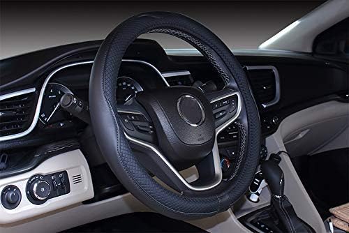 Mayco Bell 2019 New Microfiber Leather Car Extra Large Steering Wheel Cover for Big Trucks (20'',Black) - color: Black, size: 20''