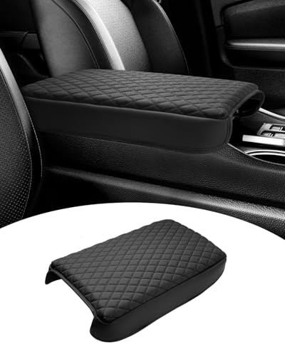 Shademax Center Console Cover for Honda Pilot 2023-2026, 2024 2025 2026 Ridgeline/Passport Accessories Armrest Cover Cushion Pad Car Arm Rest Console Box Lid Cover Protector PU Leather Black - size: Size for Honda Pilot 2023-2026