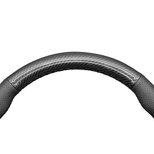 MEWANT Car Steering Wheel Cover for Lexus is 200t 250 300 350 F Sport/RC/CT 200h / NX PU Carbon Fiber & Microfiber Leather Steering Wheel Wrap