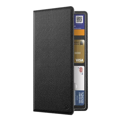 FINPAC Car Registration and Insurance Card Holder, Vehicle Glove Box Card Organizer Wallet Automobile Accessories for License - color: Black