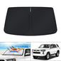 KUST Windshield Sun Shade Custom Fit for Toyota 4Runner 2010-2024 2025 2026 Accessories 4 Layers Sunshade Foldable Sun Protector Block UV Rays Keep Car Cooler - size: For | Toyota 4Runner 2010-2025
