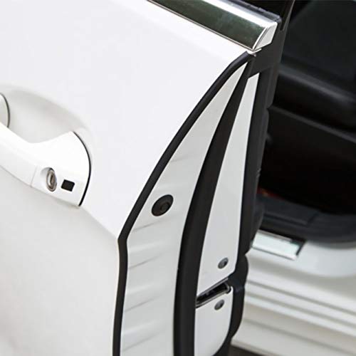 Eytool Car Door Protectors Edge Guards,16Ft(5M) Car Edge Trim Rubber Seal Protector with U Shape Car Protection Door Edge Guard Fit for Most Car(Black)