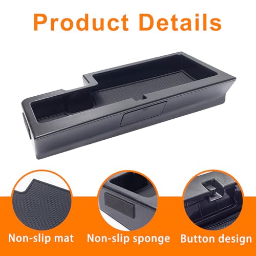 Glove Box Organizer Compatible with 2015-2020 Ford F150 Accessories Interior Hidden Glove Storage Compartment Organizer Tray ABS Materials - size: 15-20 F150