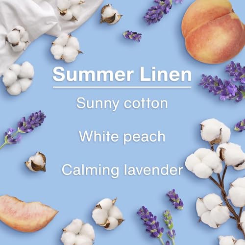LITTLE TREES Car Air Freshener | Hanging Tree Provides Long Lasting Scent for Auto and Home | 24 Air Fresheners |Summer Linen - color: Summer Linen, size: 6 Count (Pack of 4)