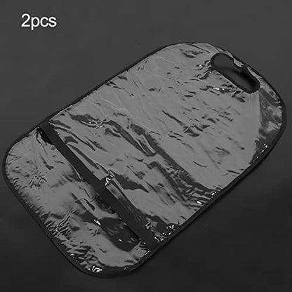 Kick mats Back seat Protector, 2Pcs Seat Back Cleaning Cover,Car Truck SUV Thicken Seat Back Protector Transparent Cover Child Baby Kick Mat Clean Keep