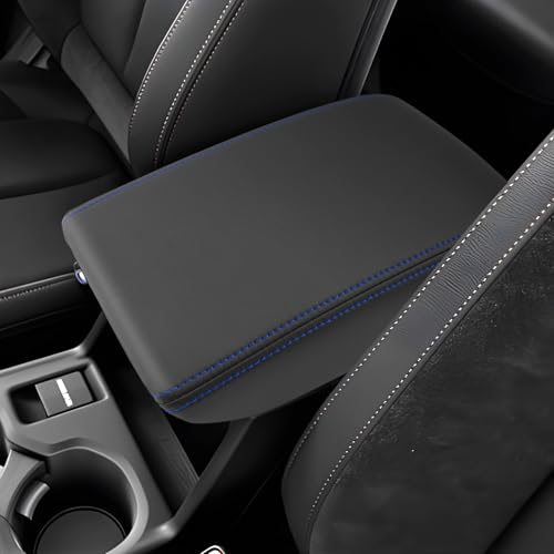 SXCY for 2025 Forester Armrest Cover for Forester 2025 Accessories [Not for 2026 Updated Center Console] 2025 Forester Center Console Cover 2025 Forester Middle Console Cover (Blue Line) - color: 2025 Forester Armrest Cover(Blue Line)