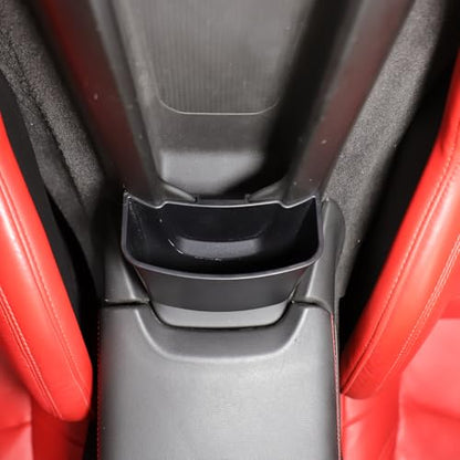 CHEAYAR Rear Waterfall Storage Box Compatible with Chevrolet Corvette C8 2020-2026, Car Center Console Seat Pocket Storage Box Organizer Extension Insert Accessories