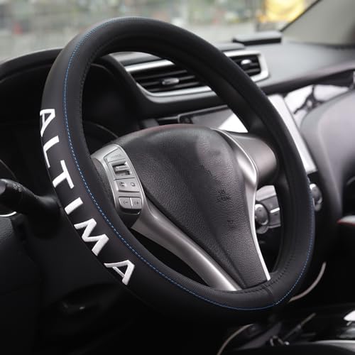 XITER Leather Steering Wheel Cover for Altima 2007-2018,with Altima Logo - color: Altima 2007-2018,With "Altima" LOGO