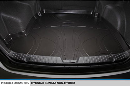 SMARTLINER All Weather Custom Fit Cargo Trunk Liner Floor Mat for 2011-2014 Hyundai Sonata - color: Hyundai Sonata 2011 - 2014