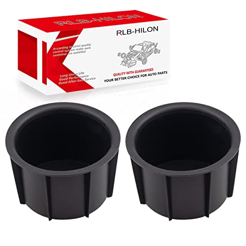 Cup Holder Insert Compatible with Toyota FJ Cruiser 2007-2014 Replaces OEM 55616-35010 2PC