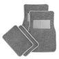 Sun Walker 4 PCS Car Floor Mats, Waterproof Anti-Slip Front & Rear Car Carpets with Driver Heel Pad, All Weather Floor Protective Pads Universal for SUVs Trucks Sedans Vans (Gray) - color: Gray