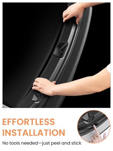 2025 2026 Tesla Model Y Juniper Rear Bumper Protector, TPE Trunk Sill Cover Guard, Interior Accessory for Model Y Juniper Cargo Area Protection