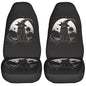Dujiea Black Cat with Pointy Witch Hat Car Front Seat Covers 2 Pcs Universal Auto Seat Covers Front Seats Only, Vehicle Bucket Seat Protectors Fit for Most Car SUV Sedan and Truck - color: Black Cat With Pointy Witch Hat